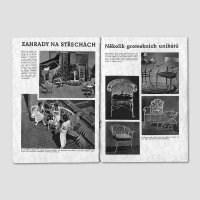 Funkcionalismus Katalog Ocelový nábytek pro domácnost, školy a nemocnice, funkcionalismus
