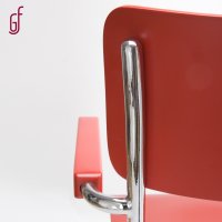 Funkcionalismus Jídelní set, kulatý stůl a 4 židle - 1037 (stůl), 1235 P, 1238 P (židle), funkcionalismus