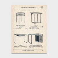Funkcionalismus Vichr & CO., PRAG – METALLMÖBEL, funkcionalismus